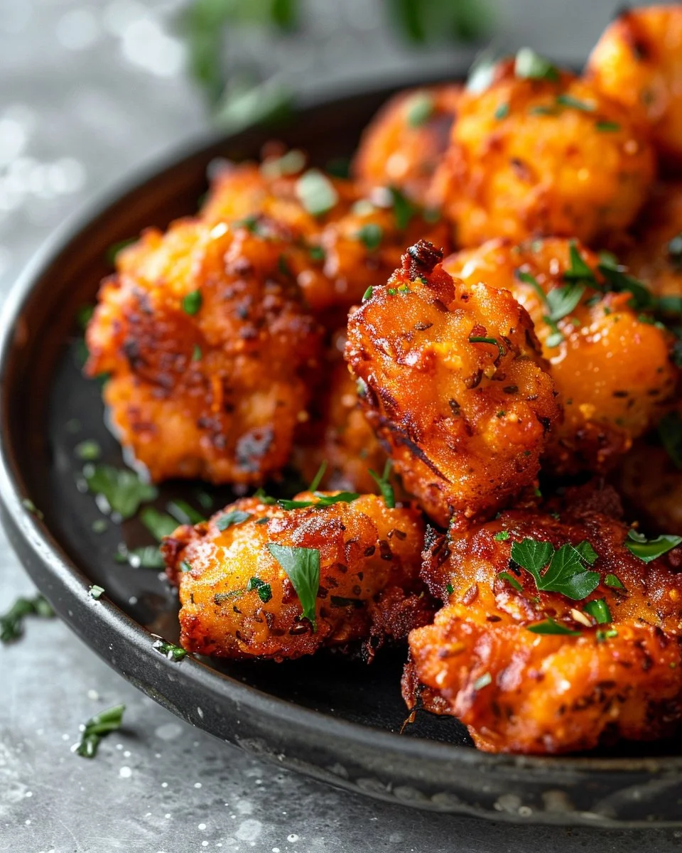 Crispy Bang Bang Salmon Bites