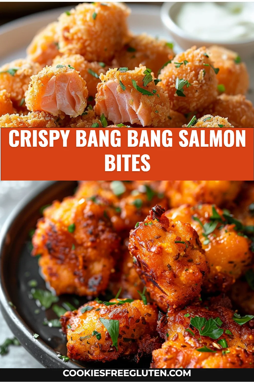 Crispy Bang Bang Salmon Bites