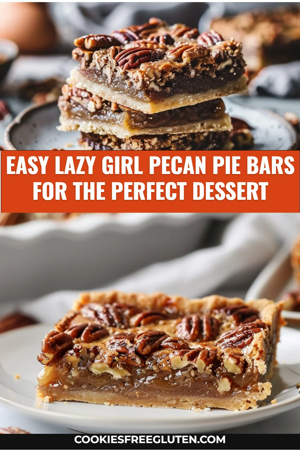 Easy Lazy Girl Pecan Pie Bars For The Perfect Dessert