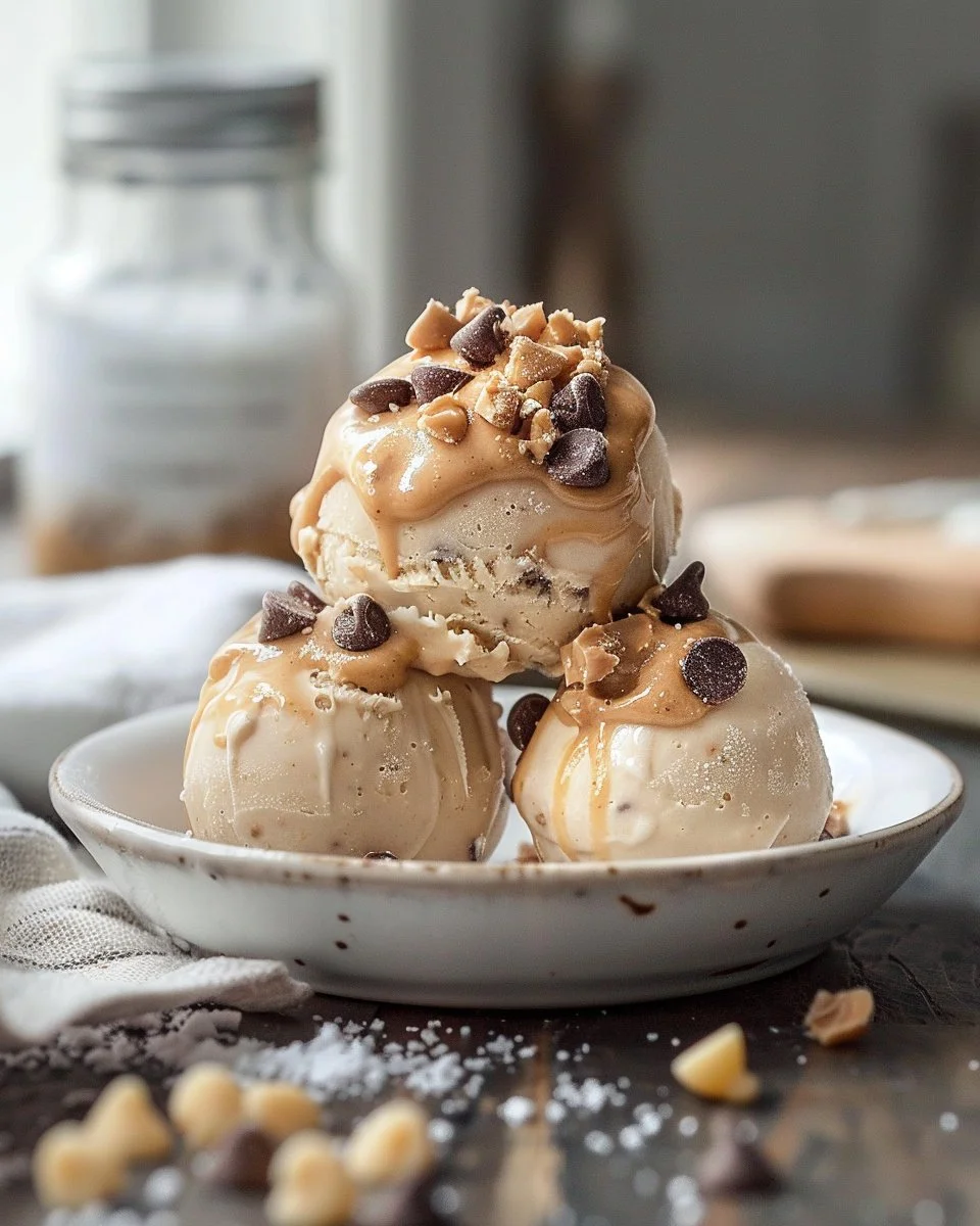 Frozen Greek Yogurt Peanut Butter Bites