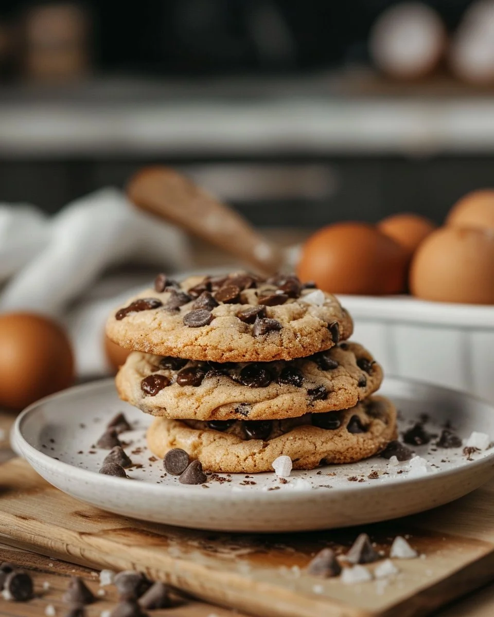 Delicious gooey cookies on a cooling rack, drizzled with chocolate.