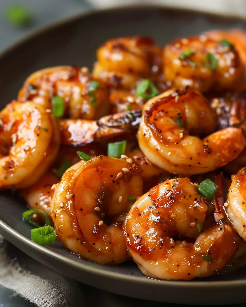High-Protein Honey Garlic Shrimp