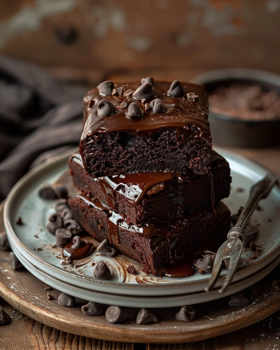 Hot Fudge Brownie Bread