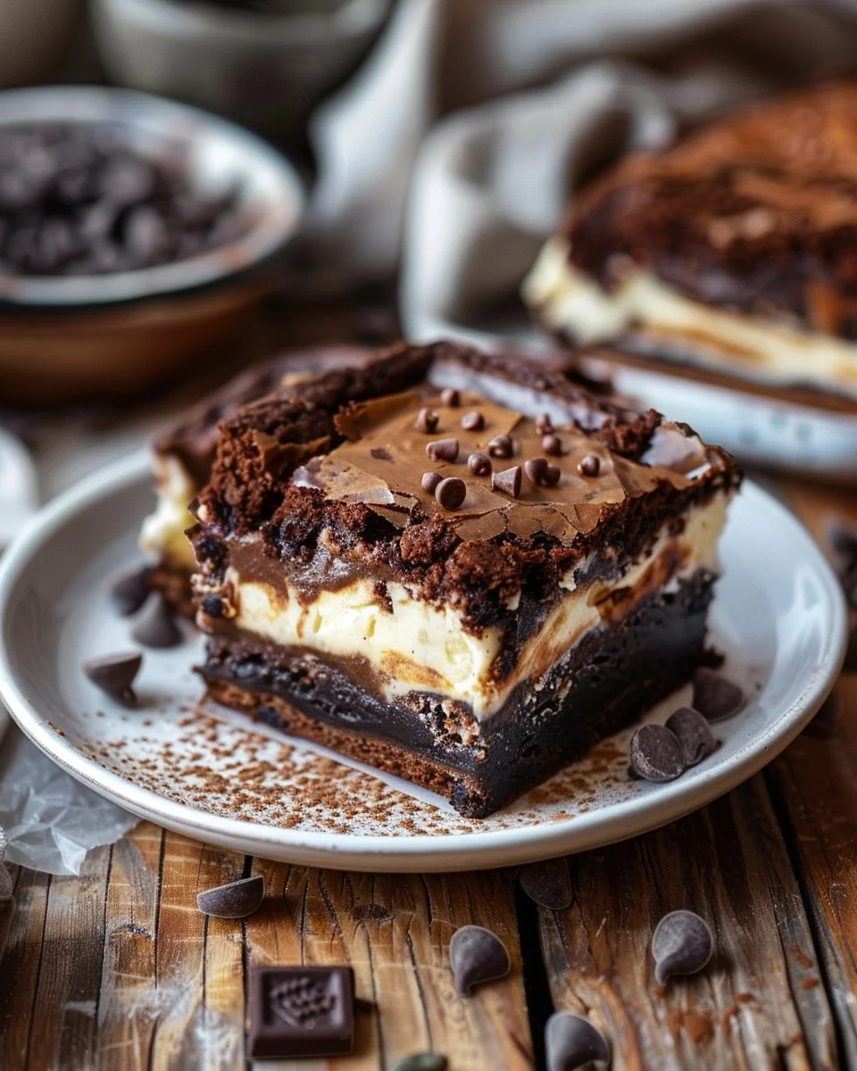 Indulgent Cheesecake Brownies
