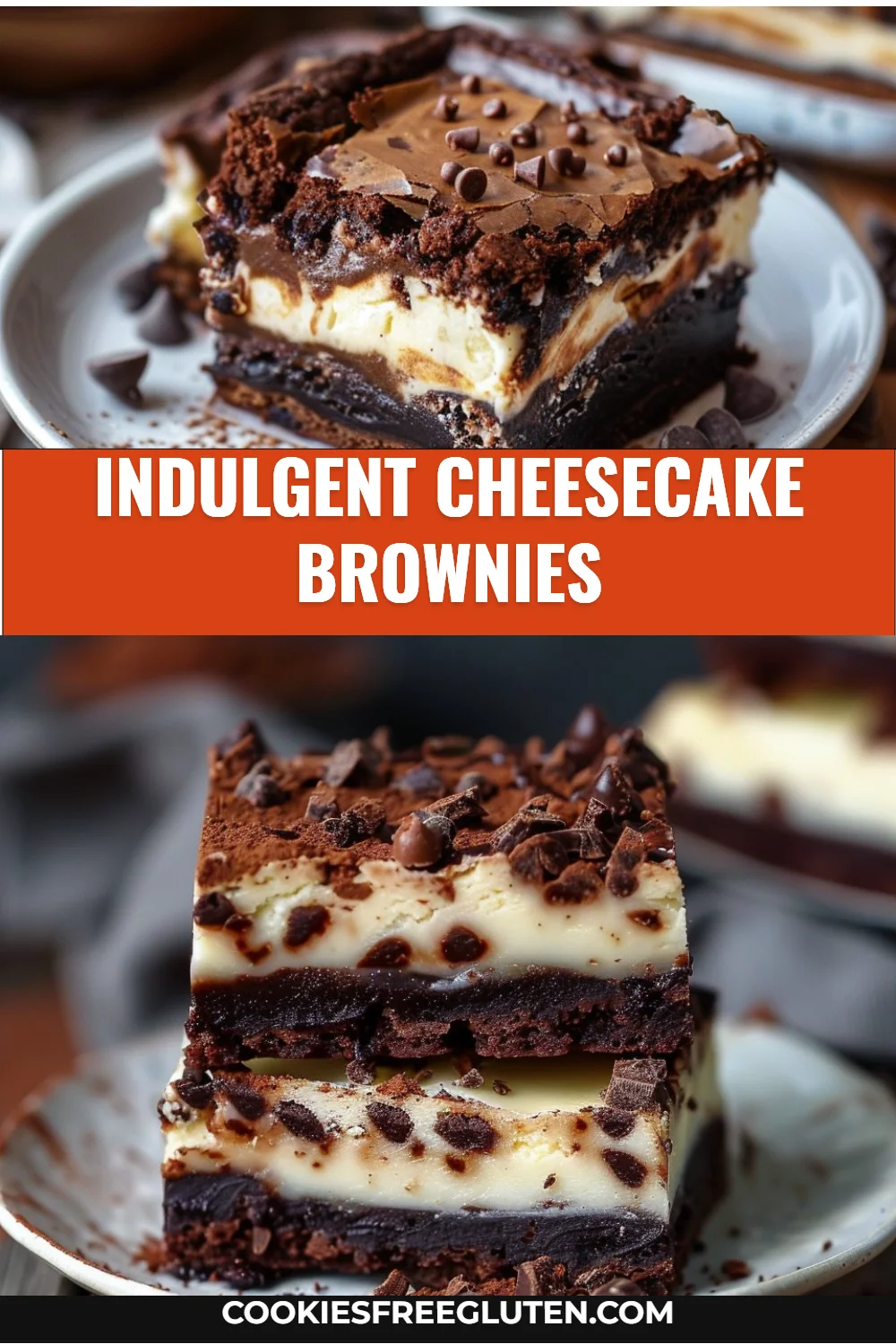 Indulgent Cheesecake Brownies