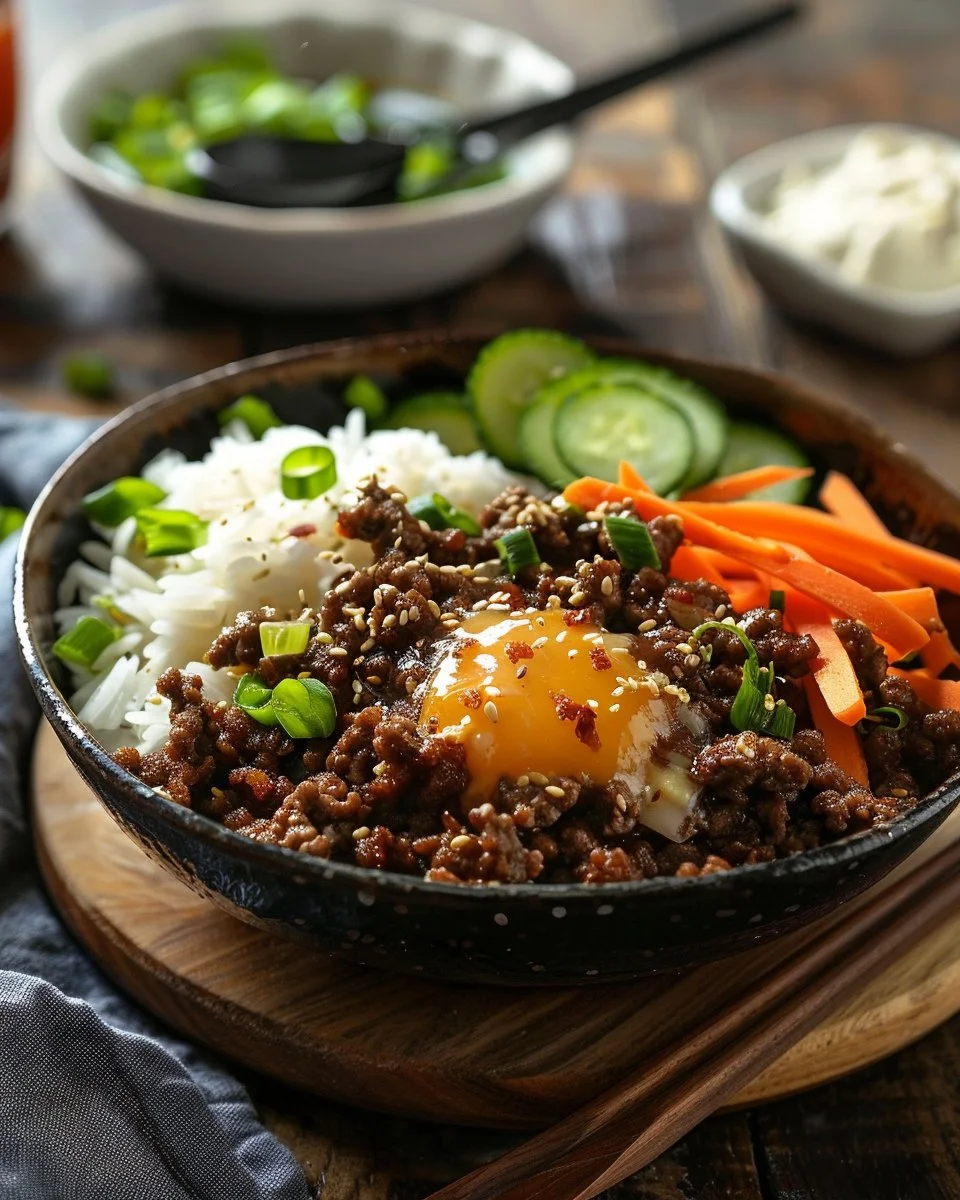 Korean Ground Beef Bowl