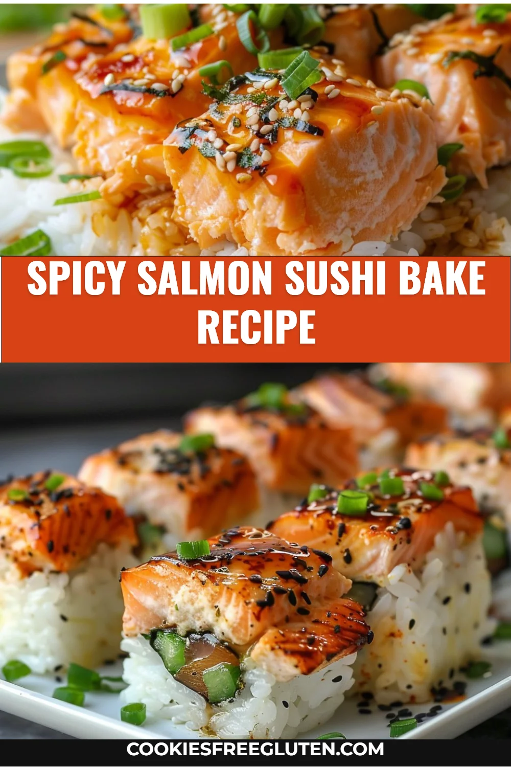 Spicy Salmon Sushi Bake Recipe