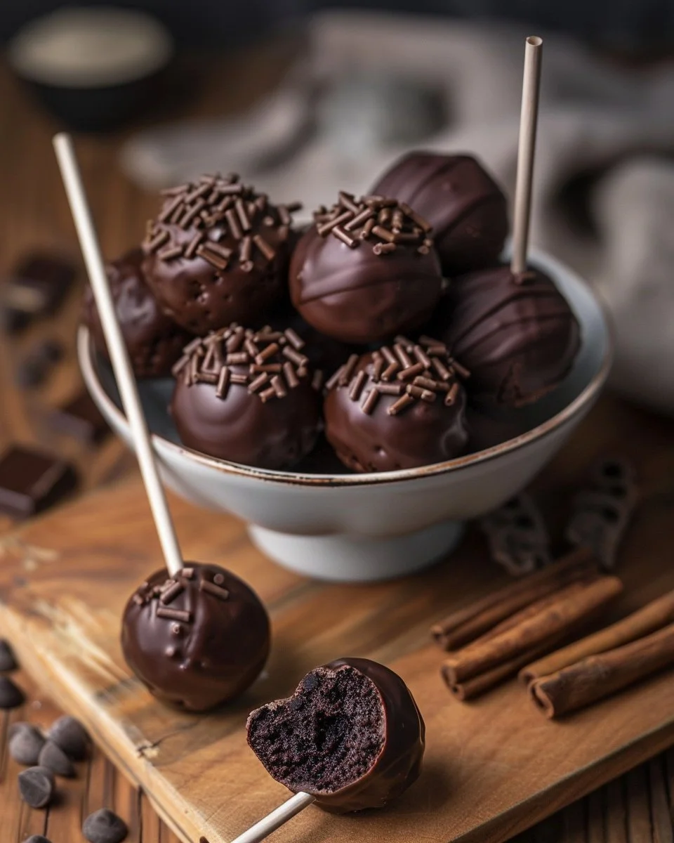Starbucks Copycat Chocolate Cake Pops