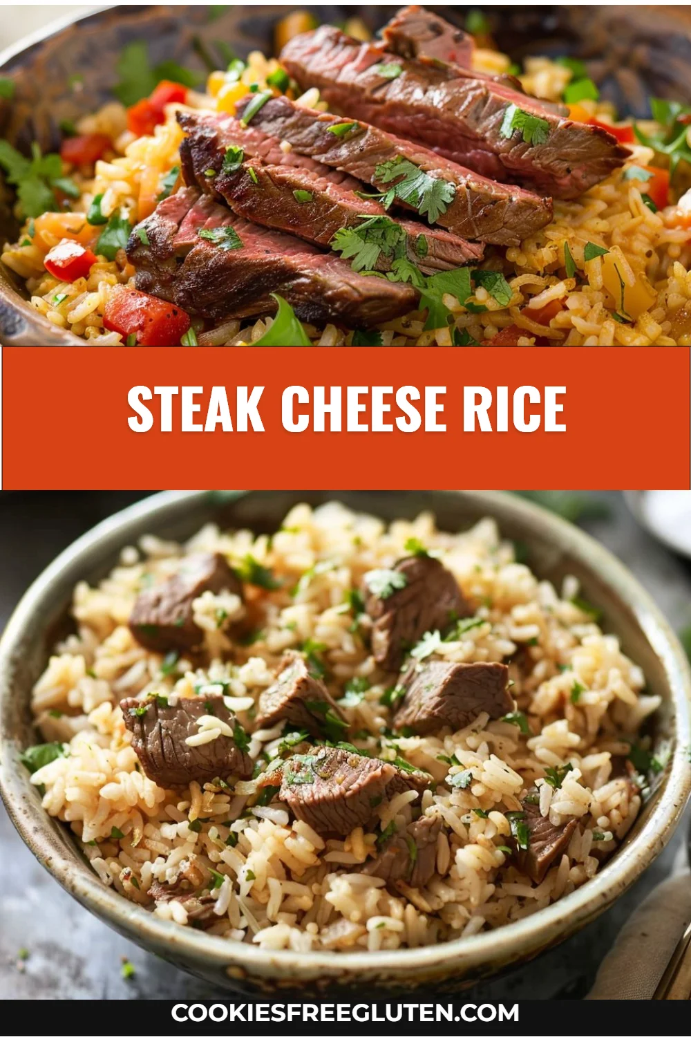 Steak Cheese Rice