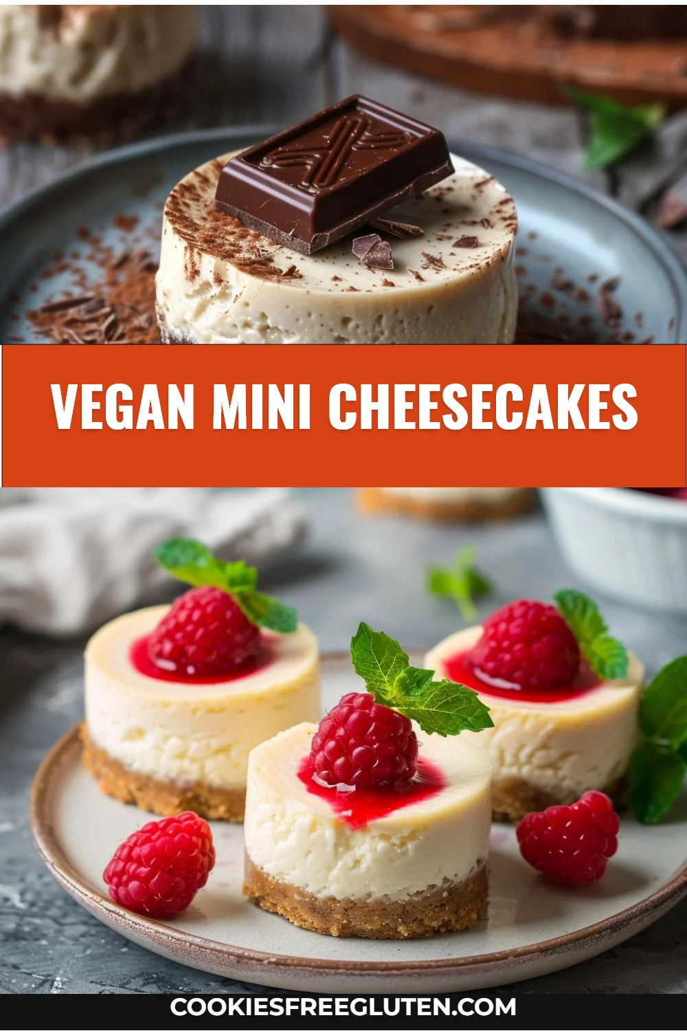 Vegan Mini Cheesecakes