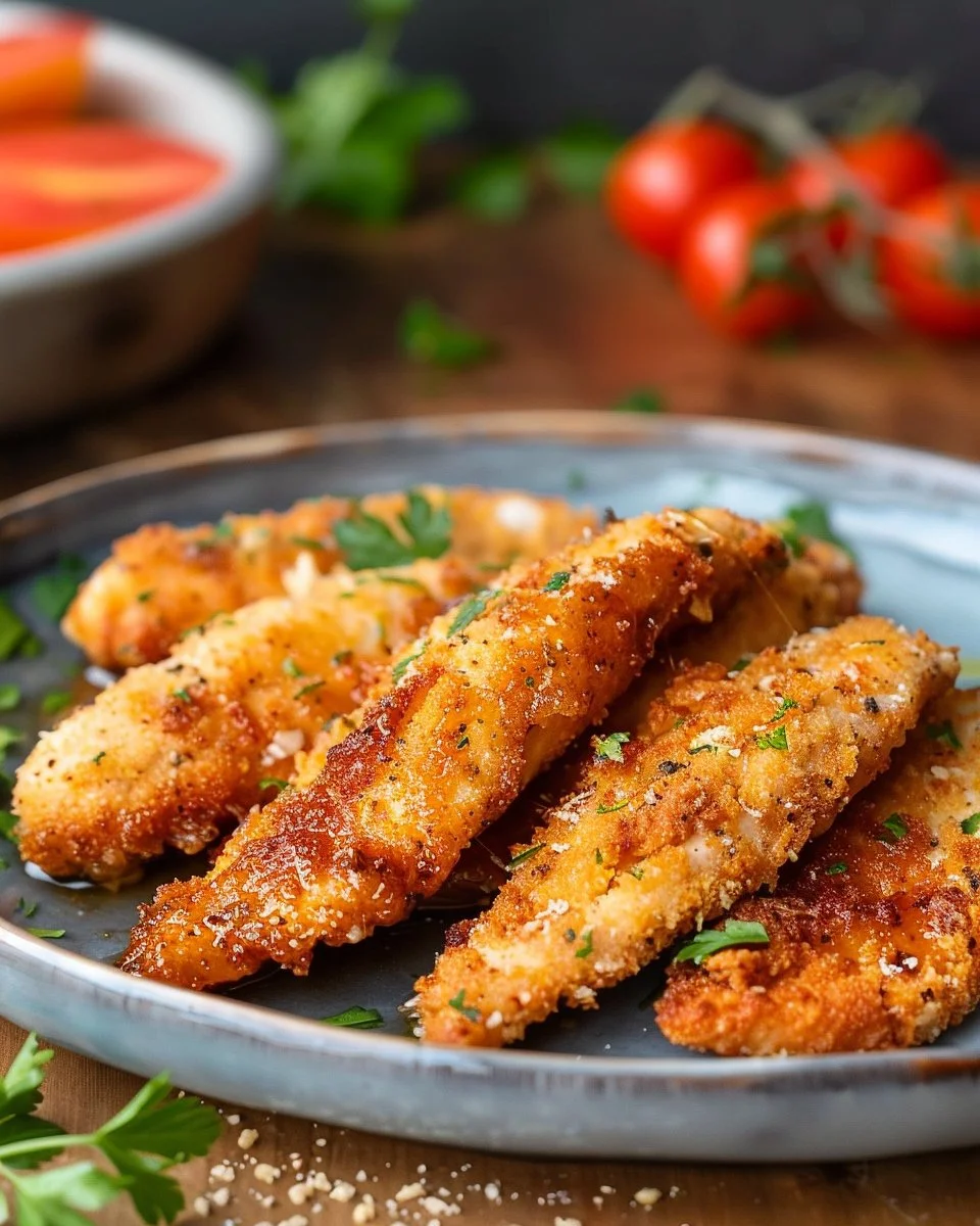 Air Fryer Honey Butter Garlic Chicken Tenders
