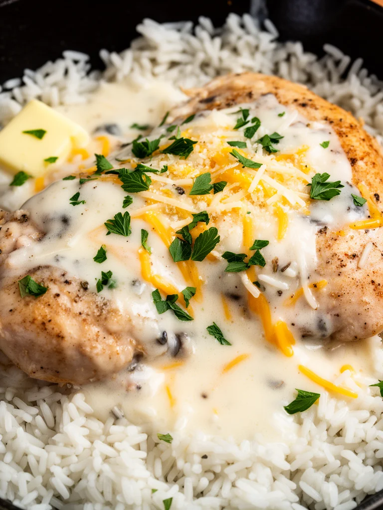 Best Smothered Chicken and Rice Recipe
