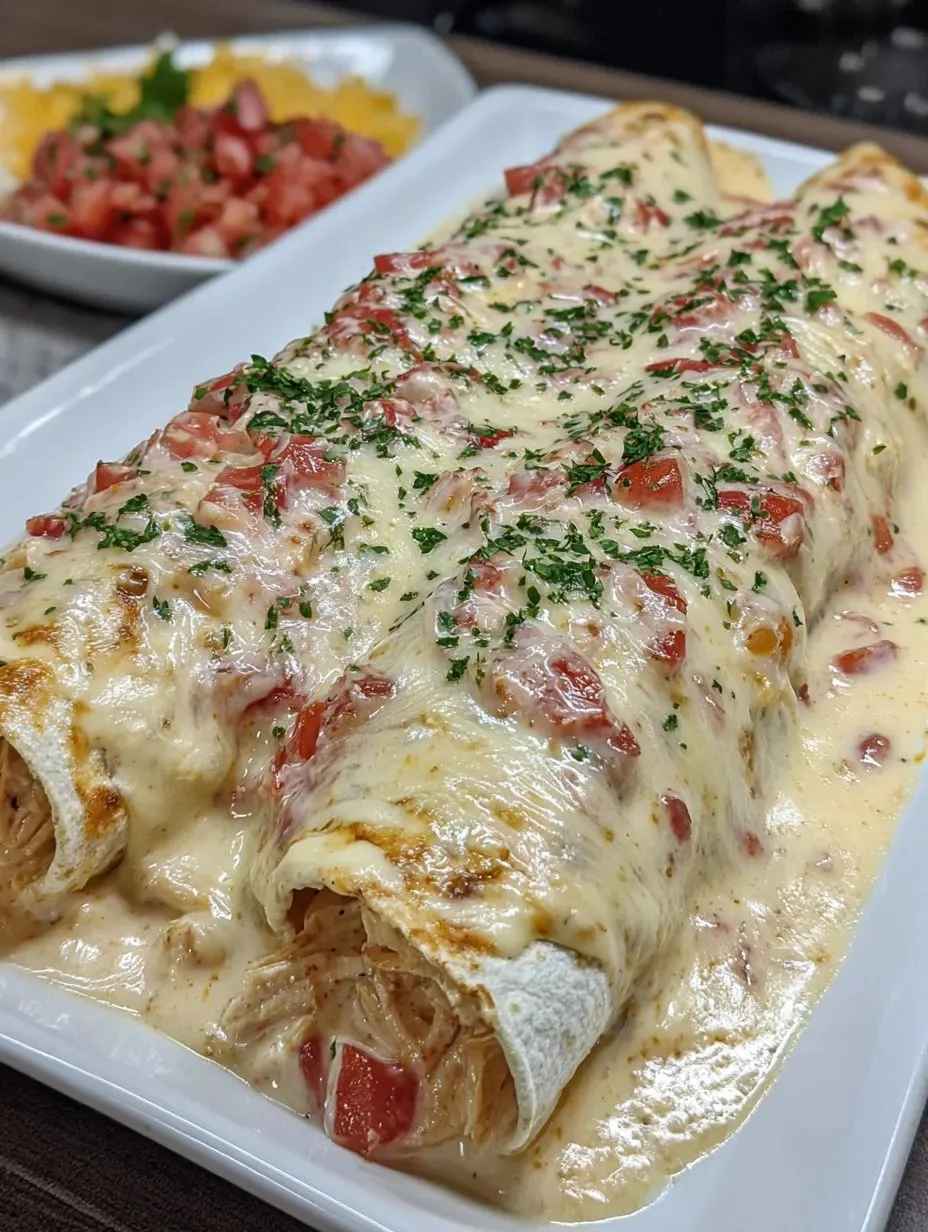 Cheese Chicken Enchiladas Bake