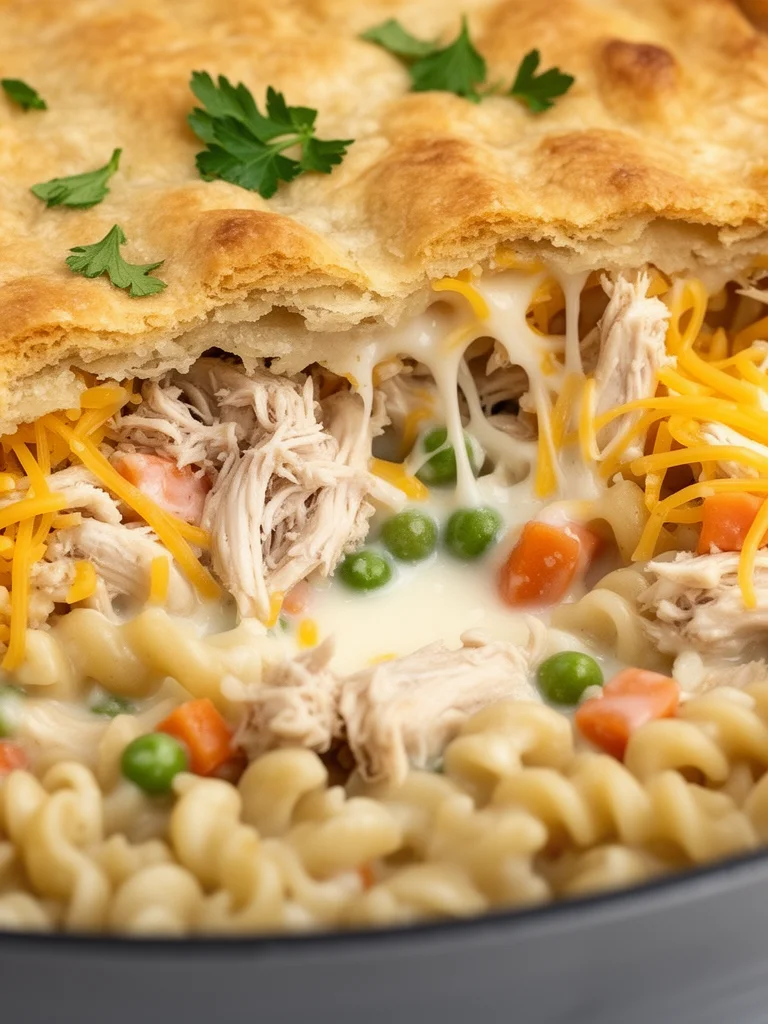 Classic Chicken Pot Pie Pasta