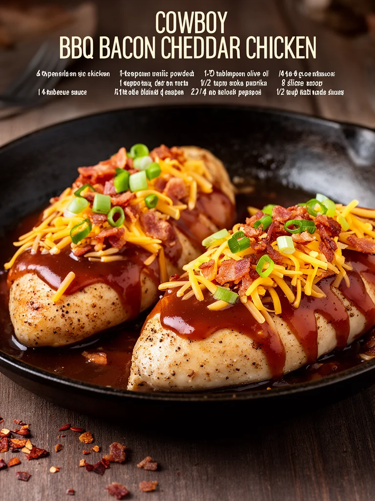 Cowboy BBQ Bacon Cheddar Chicken