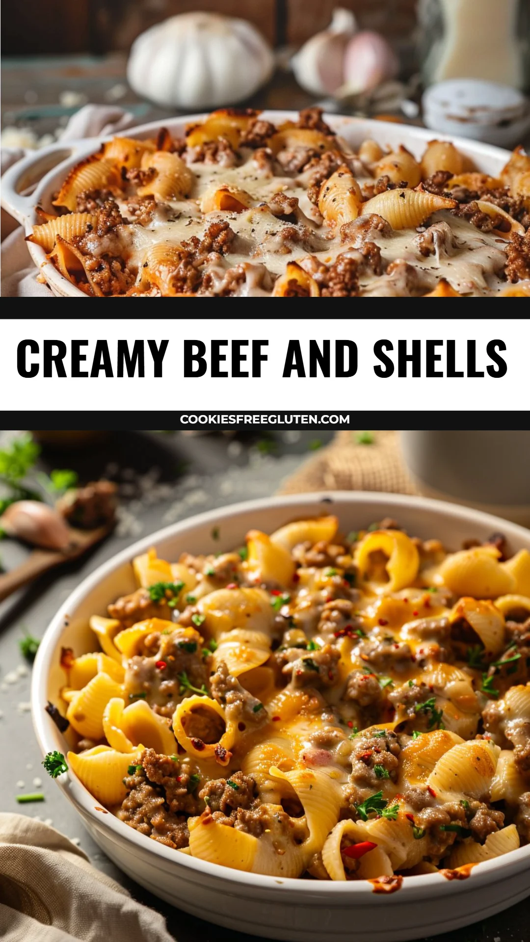 Creamy Beef and Shells