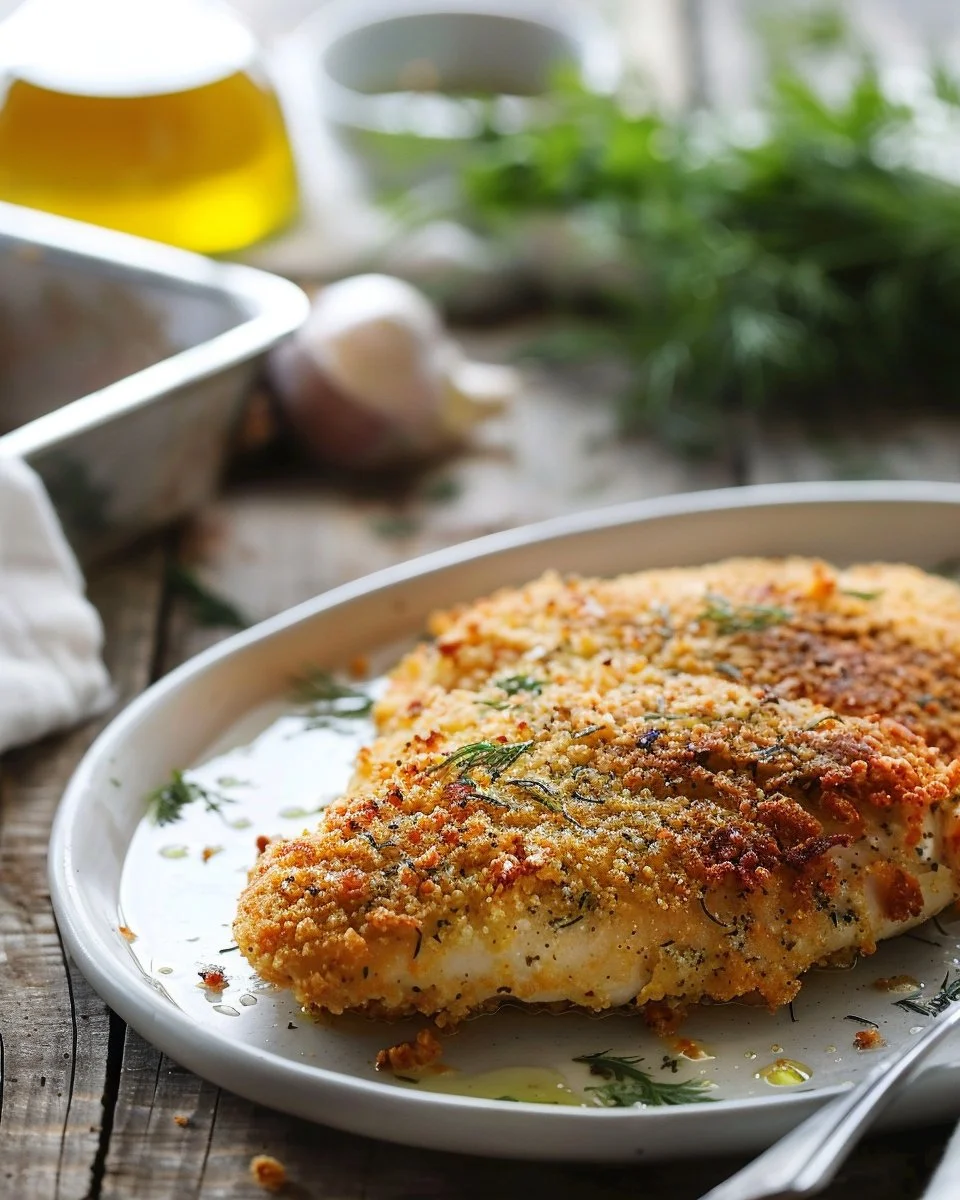 Crispy Dill Pickle Parmesan Chicken