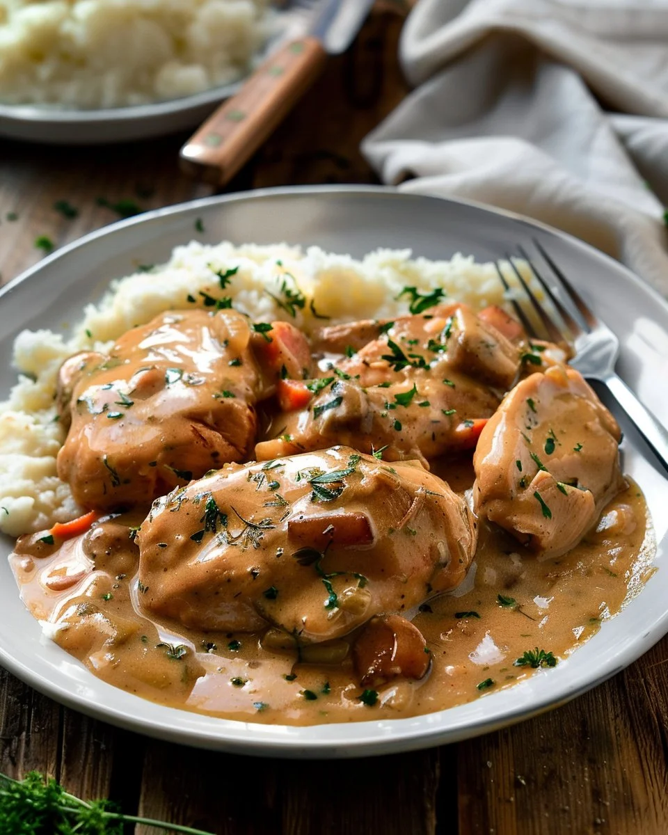 Crockpot Chicken and Gravy