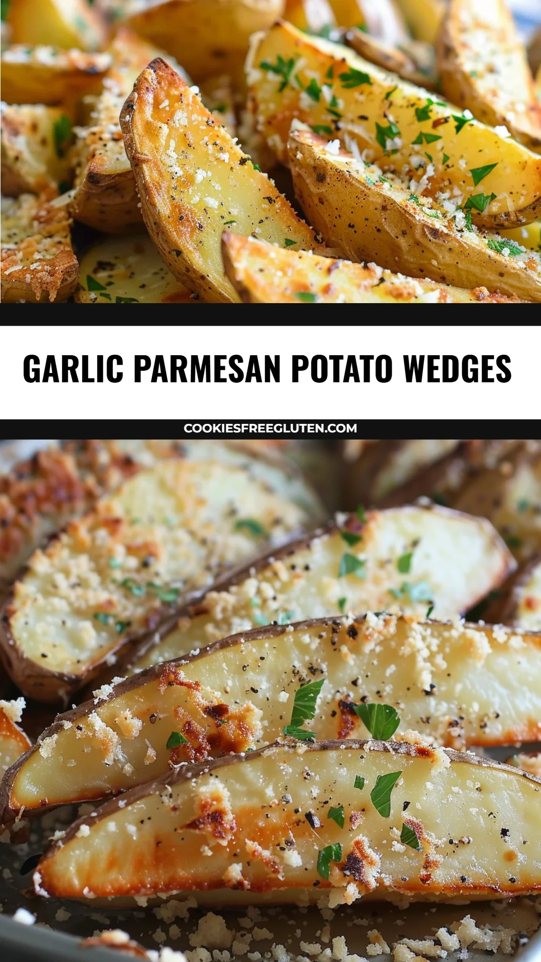 Garlic Parmesan Potato Wedges