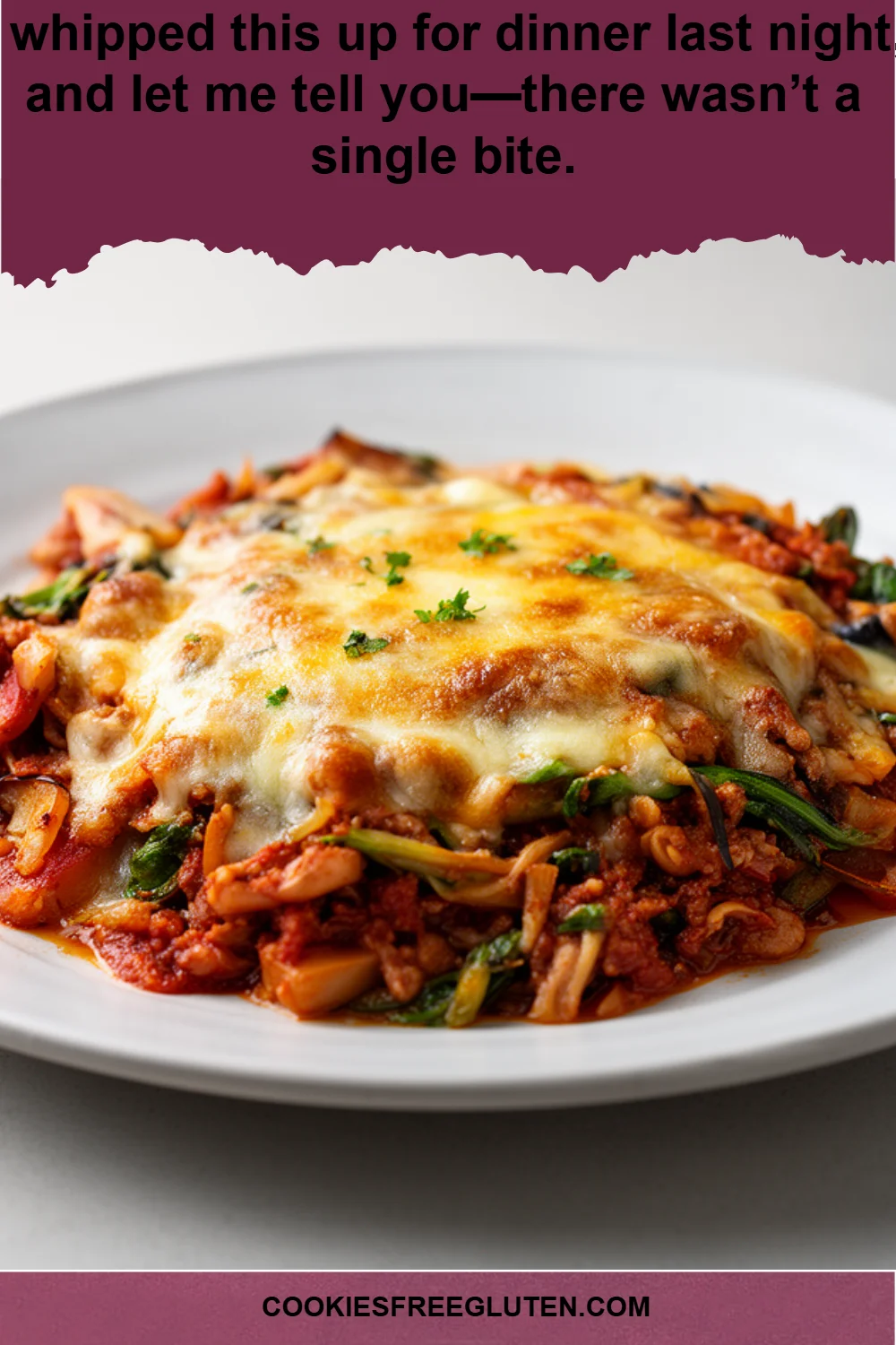 I whipped this up for dinner last night, and let me tell you—there wasn’t a single bite.