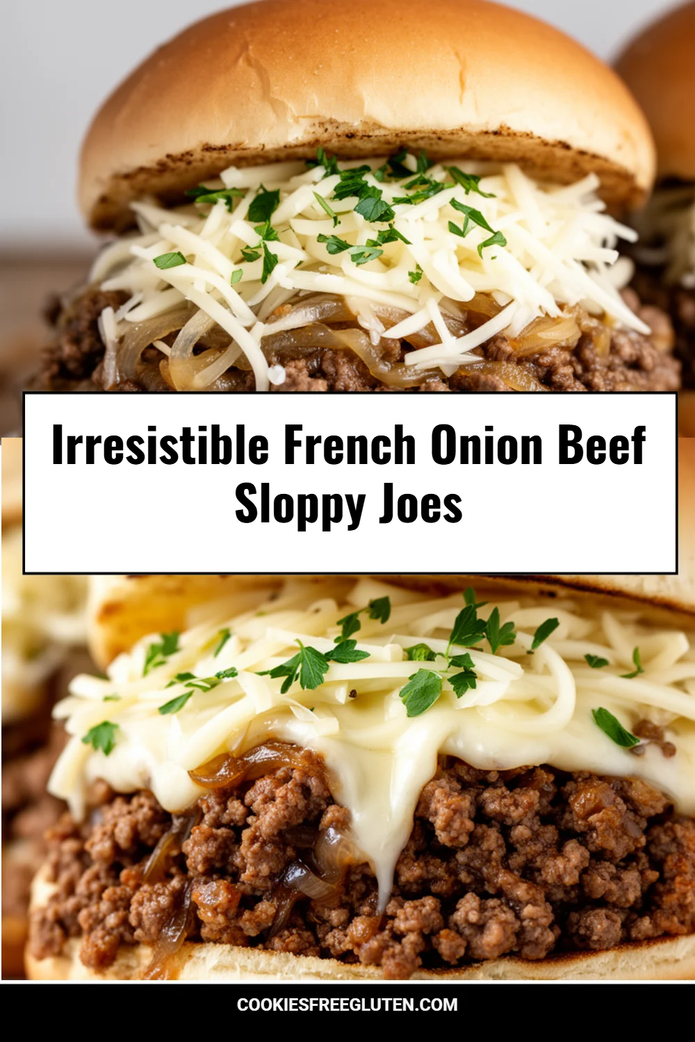Irresistible French Onion Beef Sloppy Joes