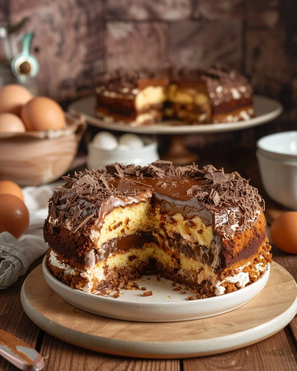 Italian Love Cake showcasing layers of creamy goodness and rich flavors