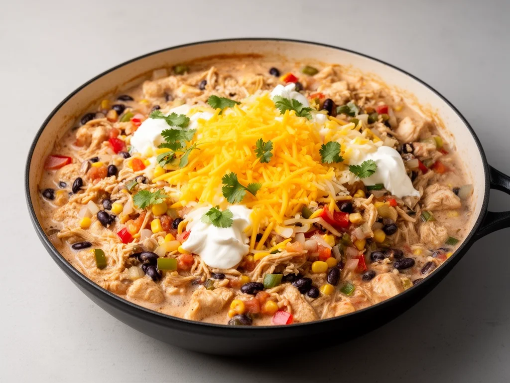 One-Pot Cheesy Southwest Chicken & Rice: Creamy Bliss!