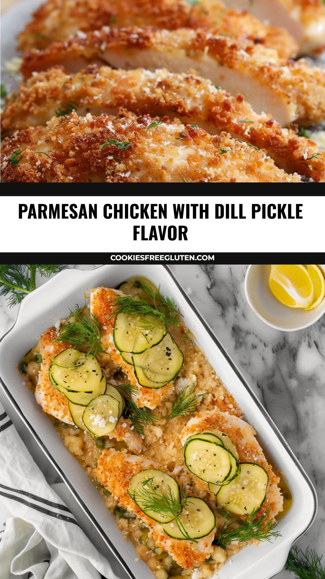 Parmesan Chicken with Dill Pickle Flavor