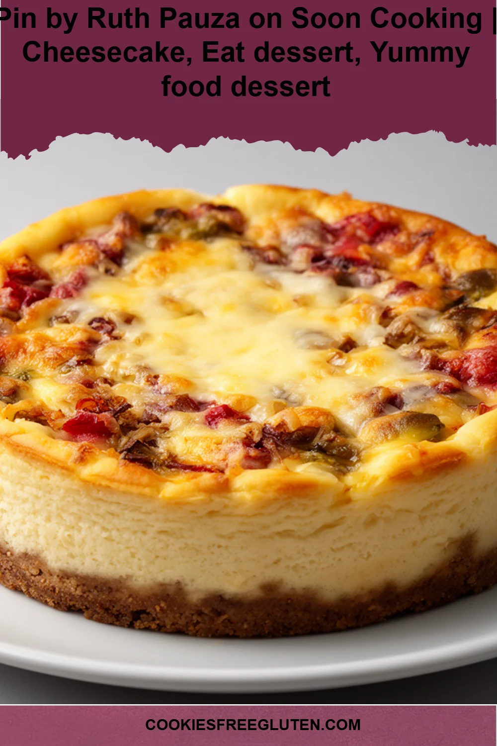 Pin by Ruth Pauza on Soon Cooking | Cheesecake, Eat dessert, Yummy food dessert