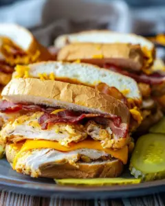 Delicious South Carolina Bird Dog Sandwiches served on a plate.