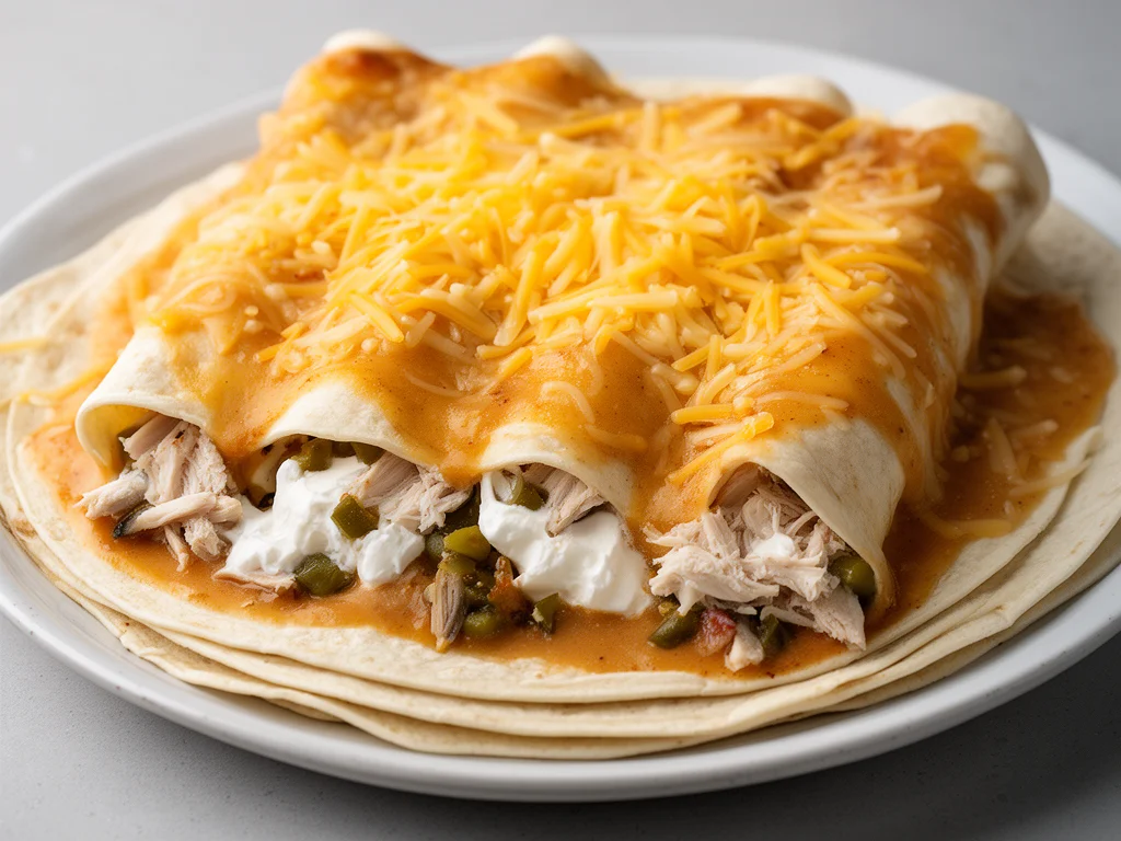 White Chicken Enchiladas
