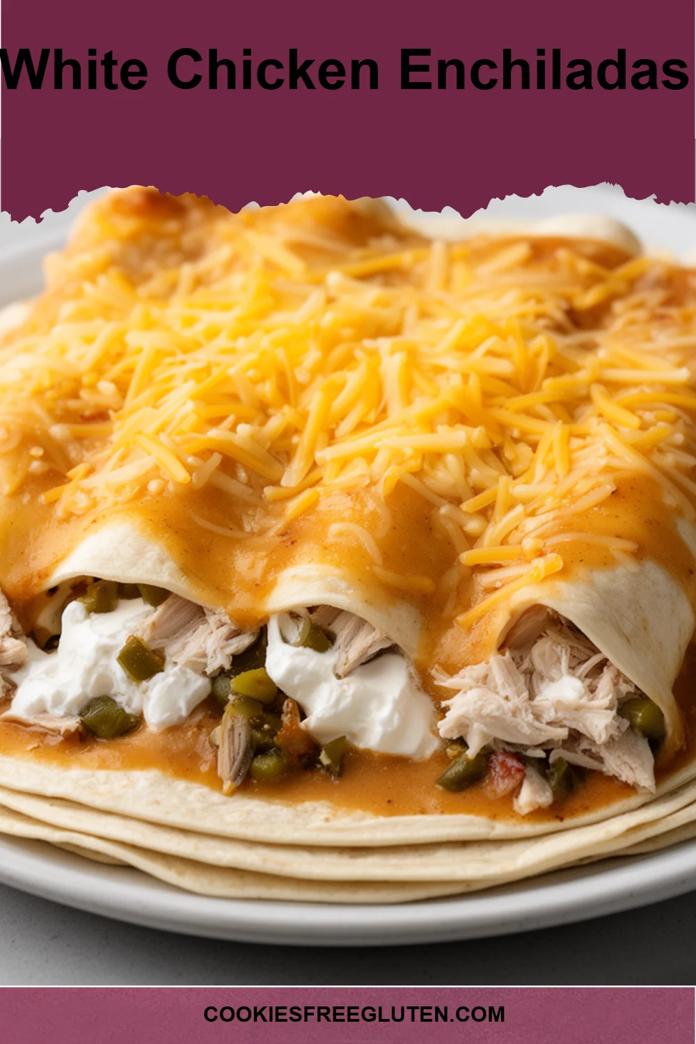 White Chicken Enchiladas